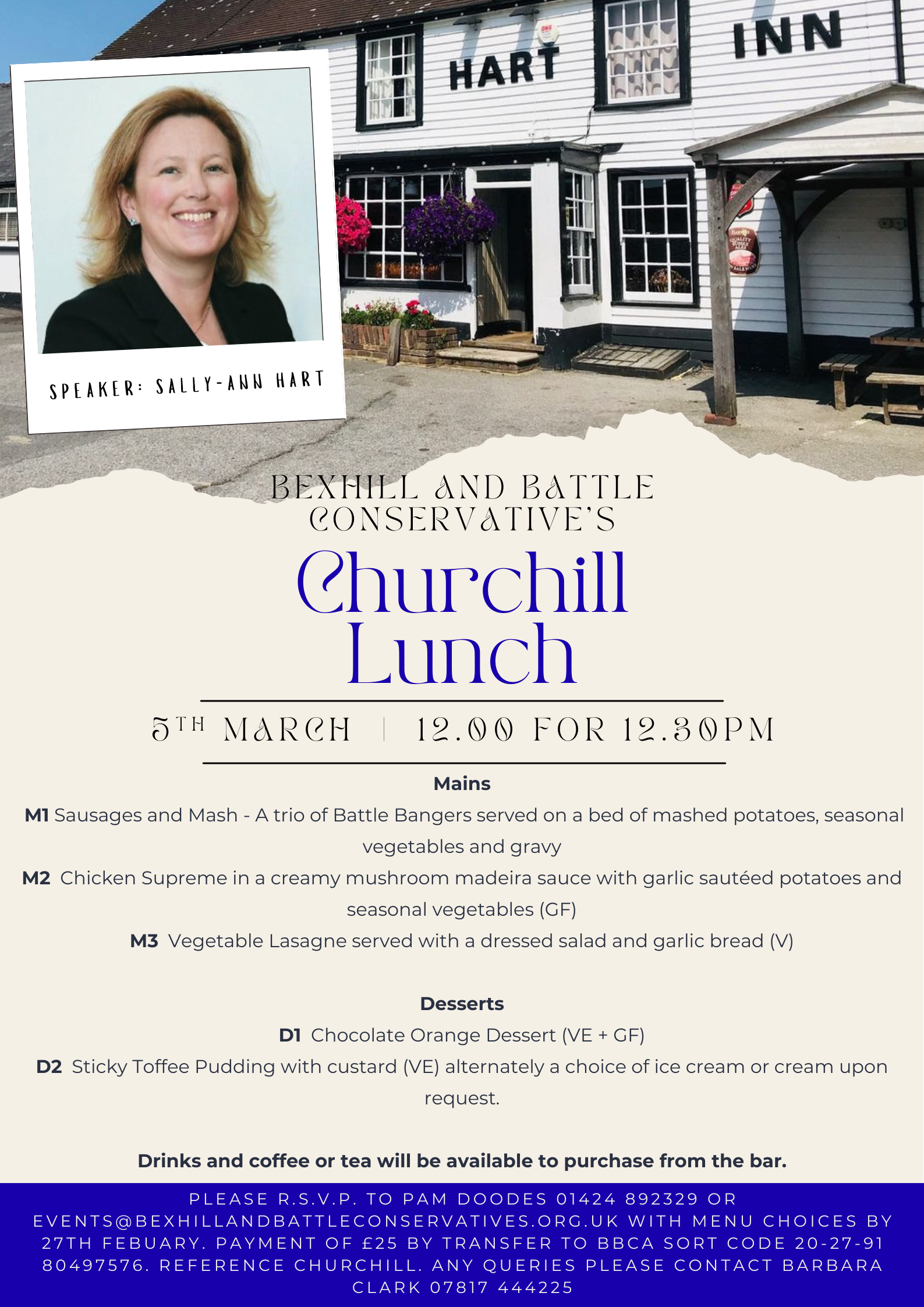 Churchill Lunch Poster